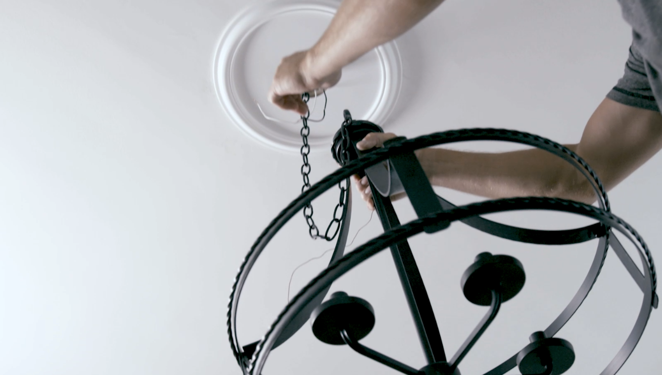 Learn how to install a chandelier and pendant